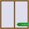 Ціноутворення Вікна 1500x1500 мм REHAU Brillant-Design GOLDEN OAK з двох сторін. Ціна: ₴14,449.89