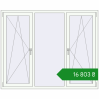 Ціноутворення Вікна 1800x1460 мм REHAU Euro 70 Білий (RAL 9016) з двох сторін. Ціна: ₴16,803.01