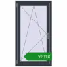Ціноутворення Вікна 700x1250 мм REHAU Euro 70 ANTHRACITE_GREY_STRUKTURAL з двох сторін. Ціна: ₴9,510.59