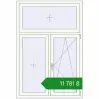 Ціноутворення Tilt-and-Turn 1150x1700 mm REHAU Euro 70 RAL 9016 Traffic white two-sided. Ціна: ₴11,781.32
