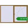 Ціноутворення Вікна 2475x1600 мм REHAU Euro 70 LIGHT_OAK з двох сторін. Ціна: ₴30,406.55