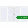 Ціноутворення Вікна 3200x1760 мм REHAU Euro 60 Білий (RAL 9016) з двох сторін. Ціна: ₴20,247.70