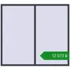Ціноутворення Вікна 2000x1800 мм REHAU Euro 60 ANTHRACITE_GREY_STRUKTURAL з двох сторін. Ціна: ₴12,073.49