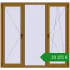 Ціноутворення Вікна 1800x1700 мм REHAU Euro 60 LIGHT_OAK з двох сторін. Ціна: ₴20,255.08