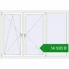 Ціноутворення Вікна 2000x1400 мм REHAU Euro 60 Білий (RAL 9016) з двох сторін. Ціна: ₴14,529.88