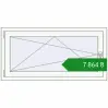 Ціноутворення Вікна 1200x600 мм REHAU Brillant-Design Білий (RAL 9016) з двох сторін. Ціна: ₴7,863.59