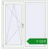 Ціноутворення Вікна 1300x1380 мм REHAU Euro 70 Білий (RAL 9016) з двох сторін. Ціна: ₴11,122.97