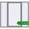 Ціноутворення Вікна 2000x1800 мм Altest Pony 375 RAL 9007 Grey aluminium з двох сторін. Ціна: ₴17,000.89