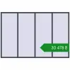 Ціноутворення Вікна 3025x2020 мм REHAU Euro 70 ANTHRACITE_GREY_STRUKTURAL з двох сторін. Ціна: ₴30,477.86