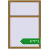 Ціноутворення Вікна 1000x1500 мм REHAU Brillant-Design LIGHT_OAK з двох сторін. Ціна: ₴8,777.18