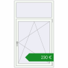 Ціноутворення Вікна 1000x1700 мм REHAU Euro 70. Ціна: €230.26