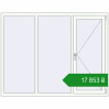 Ціноутворення Вікна 1800x1400 мм REHAU Euro 70 GOLDEN OAK ззовні. Ціна: ₴17,852.66
