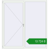 Ціноутворення Вікна 2000x2150 мм REHAU Euro 60 Білий (RAL 9016) з двох сторін. Ціна: ₴13,724.36