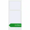 Ціноутворення Вікна 950x2200 мм REHAU Euro 60 Білий (RAL 9016) з двох сторін. Ціна: ₴5,278.01