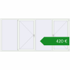 Ціноутворення Вікна 3350x1600 мм REHAU Euro 60. Ціна: €419.95