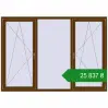 Ціноутворення Вікна 2200x1550 мм REHAU Euro 70 WALNUT з двох сторін. Ціна: ₴25,836.78