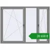 Ціноутворення Вікна 2000x1500 мм Altest Pony 375 RAL 9007 Grey aluminium з двох сторін. Ціна: ₴28,658.42