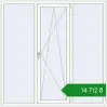 Ціноутворення Вікна 1800x1800 мм REHAU Euro 60 BLACK_BROWN ззовні. Ціна: ₴14,711.99