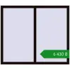 Ціноутворення Вікна 1400x1200 мм REHAU Euro 60 BLACK_BROWN з двох сторін. Ціна: ₴6,430.42
