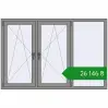 Ціноутворення Вікна 1800x1200 мм Altest Pony 375 RAL 9007 Grey aluminium з двох сторін. Ціна: ₴26,146.40