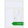 Ціноутворення Вікна 1200x1750 мм REHAU Euro 60 Білий (RAL 9016) з двох сторін. Ціна: ₴8,637.47