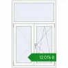 Ціноутворення Вікна 1000x1500 мм REHAU Brillant-Design Білий (RAL 9016) з двох сторін. Ціна: ₴12,075.98