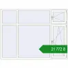 Ціноутворення Вікна 2200x1650 мм REHAU Euro 70 Білий (RAL 9016) з двох сторін. Ціна: ₴21,771.64