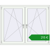 Ціноутворення Вікна 1485x1200 мм REHAU Euro 60. Ціна: €214.92