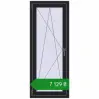 Ціноутворення Вікна 600x1480 мм REHAU Euro 60 BLACK_ULTI-MATT з двох сторін. Ціна: ₴7,129.02