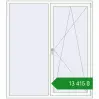 Ціноутворення Вікна 1600x1800 мм REHAU Euro 70 Білий (RAL 9016) з двох сторін. Ціна: ₴13,414.94