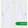 Ціноутворення Вікна 1500x1600 мм REHAU Euro 70 Білий (RAL 9016) з двох сторін. Ціна: ₴16,853.96