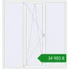 Ціноутворення Вікна 2250x2400 мм REHAU Brillant-Design ANTHRACITE_GREY_STRUKTURAL ззовні. Ціна: ₴34,980.28