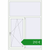 Ціноутворення Вікна 1300x1900 мм REHAU Euro 60. Ціна: €209.98