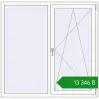 Ціноутворення Вікна 1480x1450 мм REHAU Euro 70 Білий (RAL 9016) з двох сторін. Ціна: ₴13,346.23