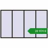 Ціноутворення Вікна 3000x1800 мм REHAU Brillant-Design BLACK_BROWN з двох сторін. Ціна: ₴28,908.51