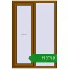 Ціноутворення Вікна 1000x1500 мм REHAU Euro 70 GOLDEN OAK з двох сторін. Ціна: ₴11,371.44