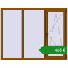 Ціноутворення Вікна 1800x1400 мм REHAU Euro 70. Ціна: €468.33