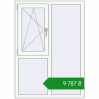 Ціноутворення Вікна 1000x1400 мм REHAU Euro 70 Білий (RAL 9016) з двох сторін. Ціна: ₴9,786.98
