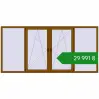 Ціноутворення Вікна 3100x1480 мм REHAU Euro 60 GOLDEN OAK з двох сторін. Ціна: ₴29,991.12