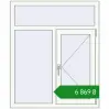 Ціноутворення Tilt-and-Turn 1000x1200 mm REHAU Euro 70 RAL 9016 Traffic white two-sided. Ціна: ₴6,868.70