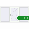 Ціноутворення Вікна 2200x1200 мм REHAU Euro 60. Ціна: €210.52