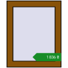 Ціноутворення Вікна 450x550 мм REHAU Euro 60 GOLDEN OAK з двох сторін. Ціна: ₴1,835.95