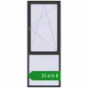 Ціноутворення Вікна 1000x2600 мм REHAU SYNEGO MD ANTHRACITE_GREY_GLATT з двох сторін. Ціна: ₴22,613.89