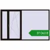 Ціноутворення Вікна 2780x1750 мм REHAU SYNEGO MD BLACK_BROWN з двох сторін. Ціна: ₴37,062.52