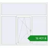 Ціноутворення Вікна 2220x2010 мм REHAU Euro 60 Білий (RAL 9016) з двох сторін. Ціна: ₴16,401.48