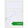 Ціноутворення Tilt-and-Turn 1000x1500 mm REHAU Euro 60 RAL 9016 Traffic white two-sided. Ціна: ₴6,648.32