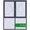Ціноутворення Вікна 1750x2200 мм REHAU Brillant-Design ANTHRACITE_GREY_STRUKTURAL з двох сторін. Ціна: ₴37,111.74