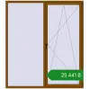 Ціноутворення Вікна 2000x2250 мм REHAU Euro 60 GOLDEN OAK з двох сторін. Ціна: ₴25,441.20