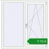 Ціноутворення Вікна 1260x1320 мм REHAU Euro 70 Білий (RAL 9016) з двох сторін. Ціна: ₴9,176.19