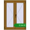 Ціноутворення Вікна 900x1200 мм REHAU Euro 70 LIGHT_OAK з двох сторін. Ціна: ₴13,365.03